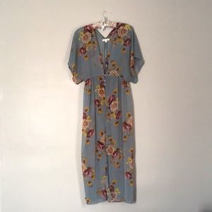 Coco + Jaimeson Sheer Floral Dress